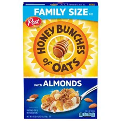 Post Honey Bunches of Oats with Almonds Breakfast Cereal - 18oz