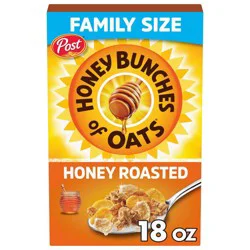 Post Honey Bunches of Oats Honey Roasted Breakfast Cereal - 18oz