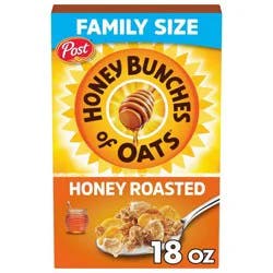 Post Honey Bunches of Oats Honey Roasted Breakfast Cereal - 18oz