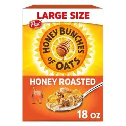 Honey Bunches of Oats Honey Roasted Oat Breakfast Cereal - 18oz - Post