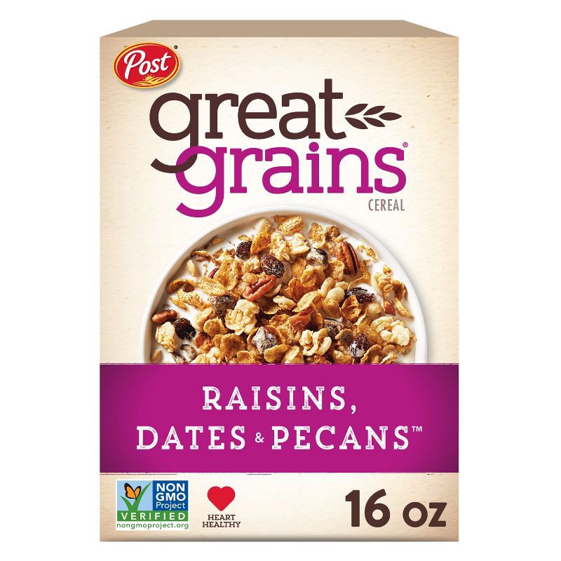 slide 1 of 11, Great Grains Selects Cereal Raisins, Dates and Pecans Breakfast Cereal - 16oz - Post, 16 oz