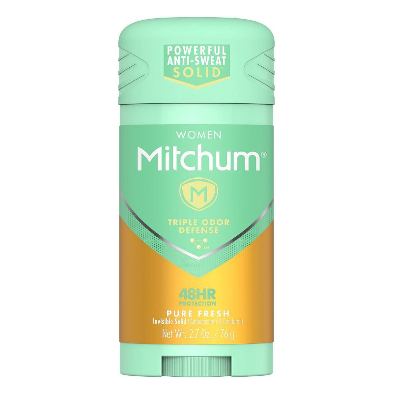 slide 1 of 4, Lady Mitchum Mitchum Women's Triple Odor Defense Antiperspirant & Deodorant Stick - Pure Fresh - 2.7oz, 2.7 oz