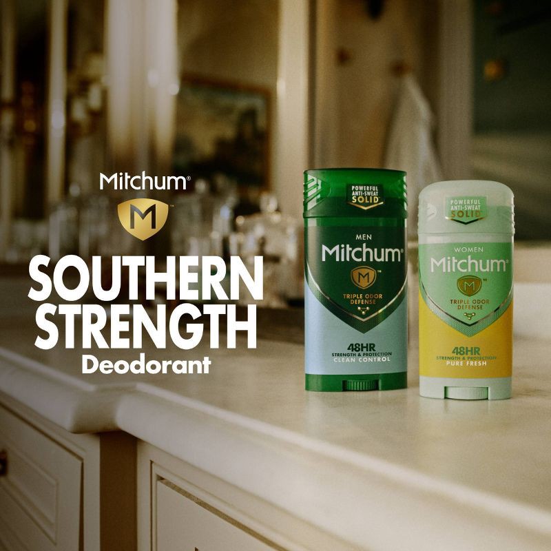 slide 7 of 9, Lady Mitchum Mitchum Women's Triple Odor Protection Antiperspirant & Deodorant Gel - Shower Fresh - 3.4oz/2pk, 2 ct; 3.4 oz