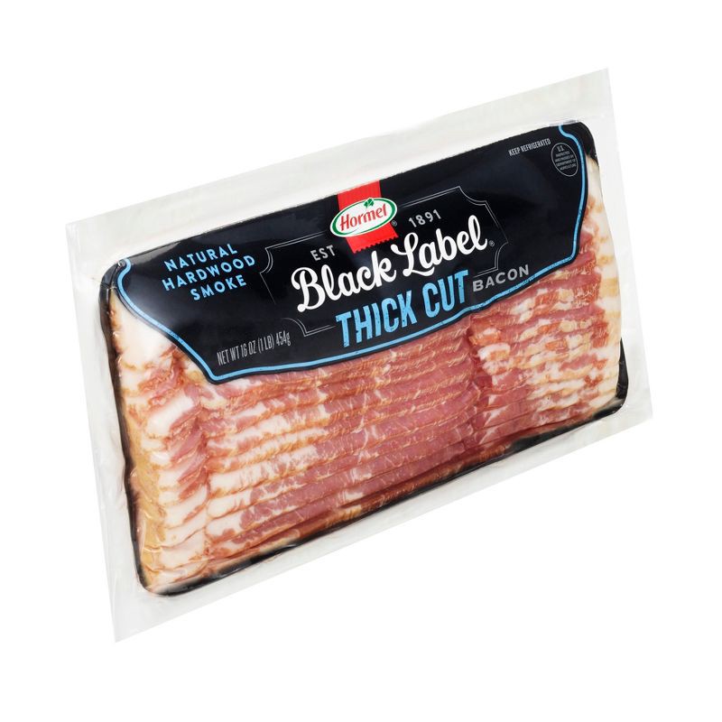 slide 4 of 12, Hormel Black Label Thick Cut Bacon Slices - 16oz, 16 oz