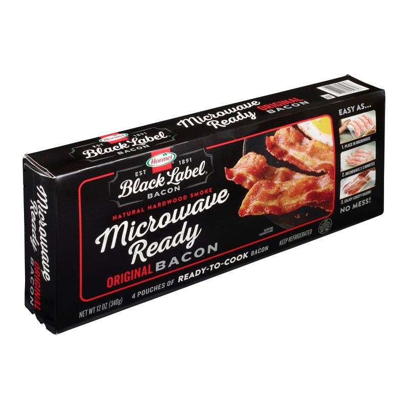 slide 4 of 5, Hormel Original Microwave Ready Bacon Slices - 12oz, 12 oz