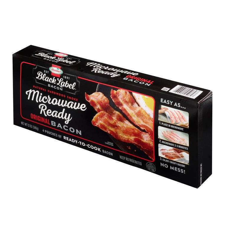 slide 5 of 5, Hormel Original Microwave Ready Bacon Slices - 12oz, 12 oz