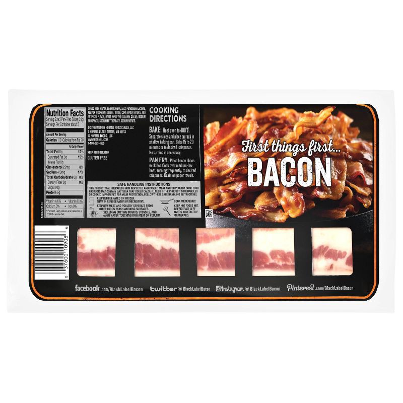 slide 4 of 12, Hormel Black Label Maple Bacon - 12oz, 12 oz