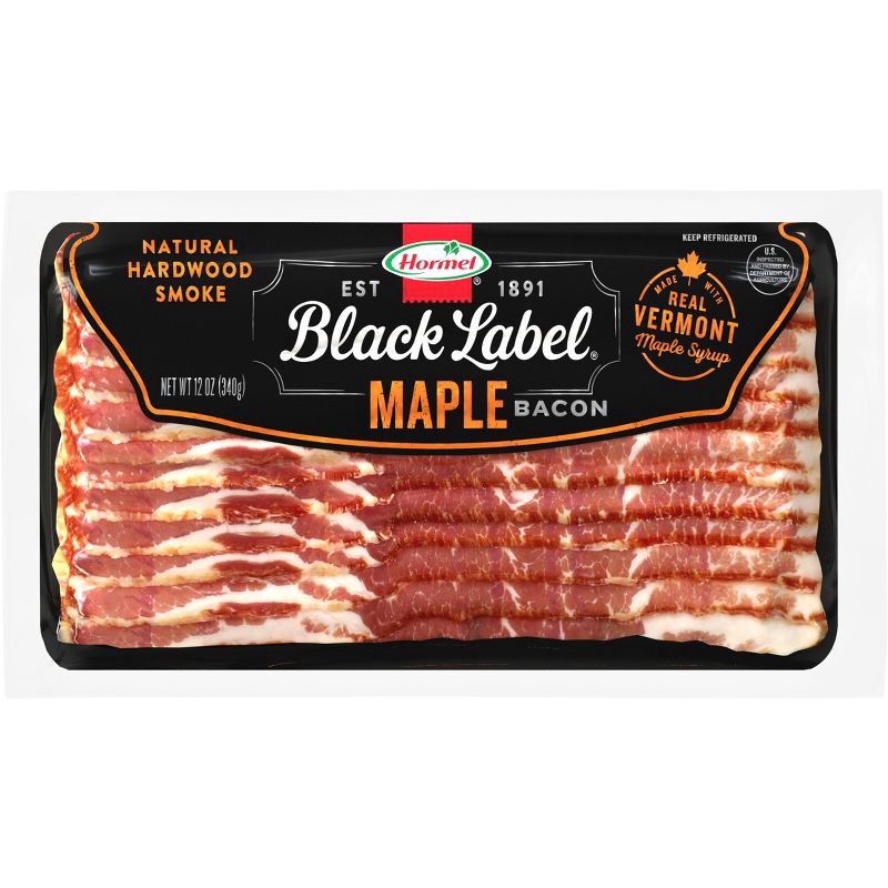 slide 6 of 7, Hormel Black Label Maple Bacon - 12oz, 12 oz