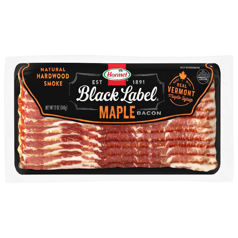slide 1 of 12, Hormel Black Label Maple Bacon - 12oz, 12 oz