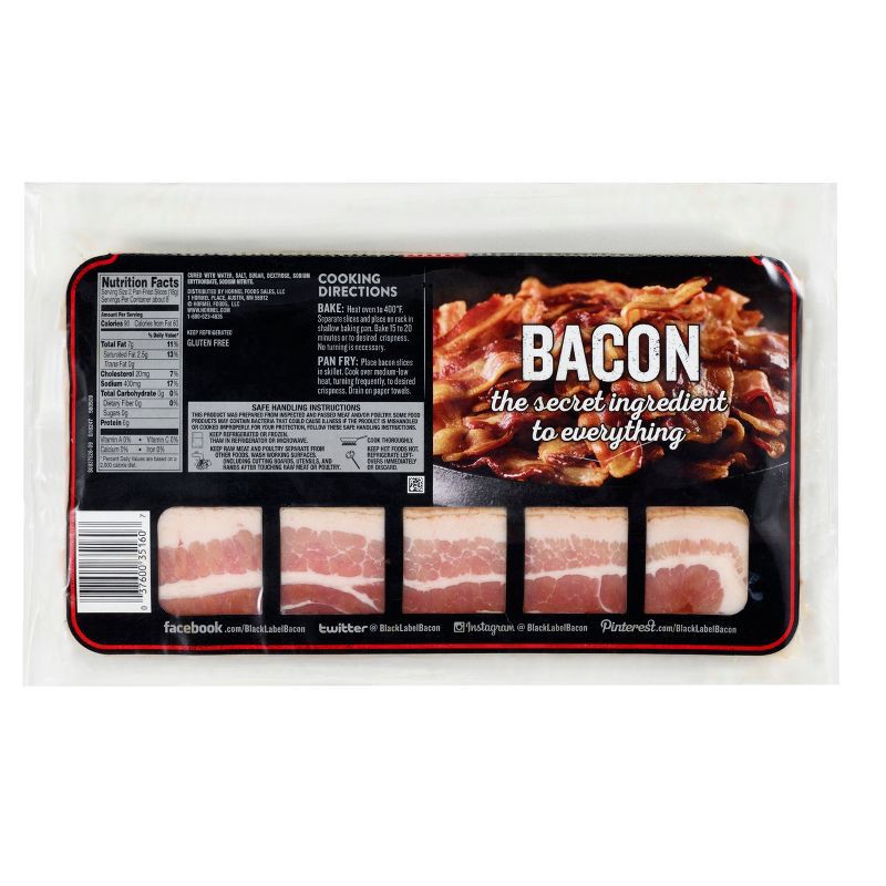 slide 3 of 10, Hormel Black Label Original Bacon - 16oz, 16 oz