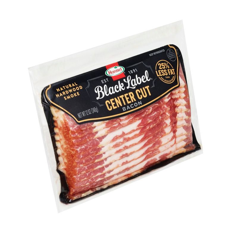 slide 3 of 8, Hormel Black Label Center Cut Bacon - 12oz, 12 oz