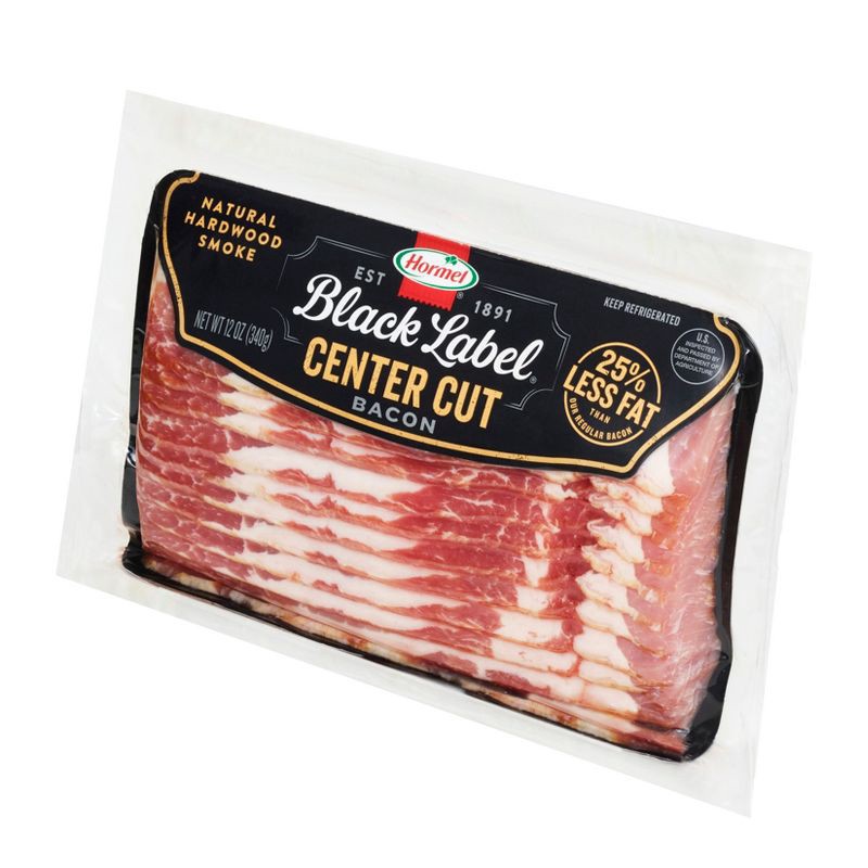 slide 4 of 8, Hormel Black Label Center Cut Bacon - 12oz, 12 oz