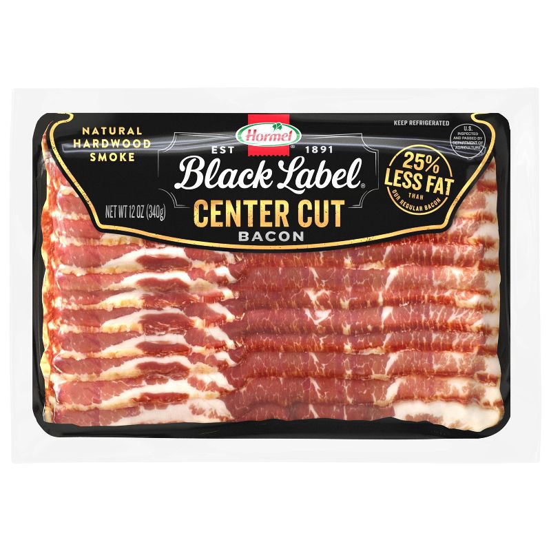 slide 1 of 8, Hormel Black Label Center Cut Bacon - 12oz, 12 oz