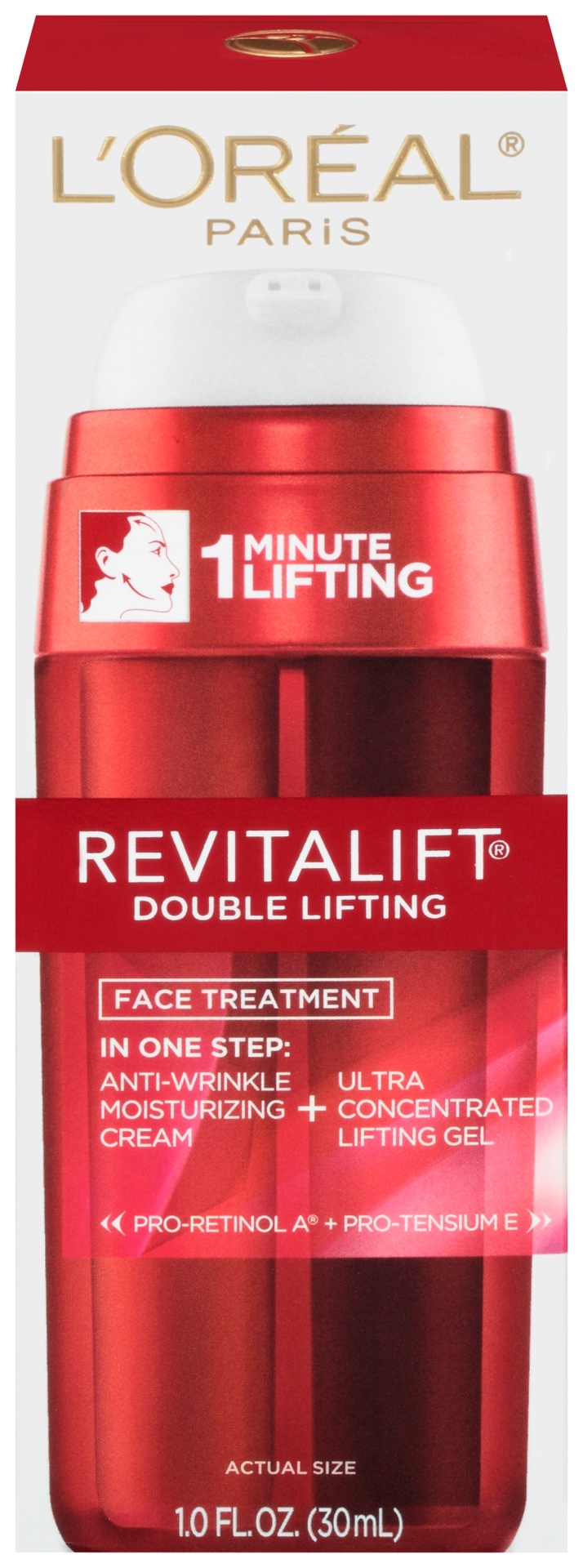 slide 4 of 8, L'Oréal Revitalift Double Lifting Day Treatment For All Skin Types, 1 fl oz