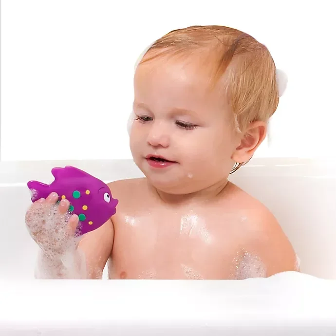 slide 2 of 2, Nuby Fun Fish Bath Squirters, 3 ct