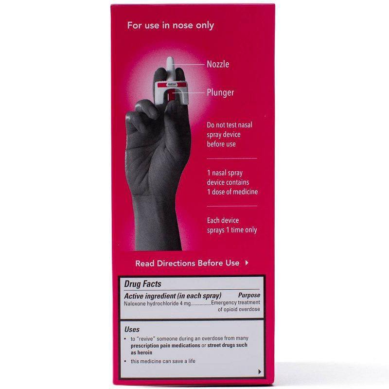 slide 5 of 7, NARCAN Naloxone HCl Nasal Spray 4mg - 2 devices, 2 ct