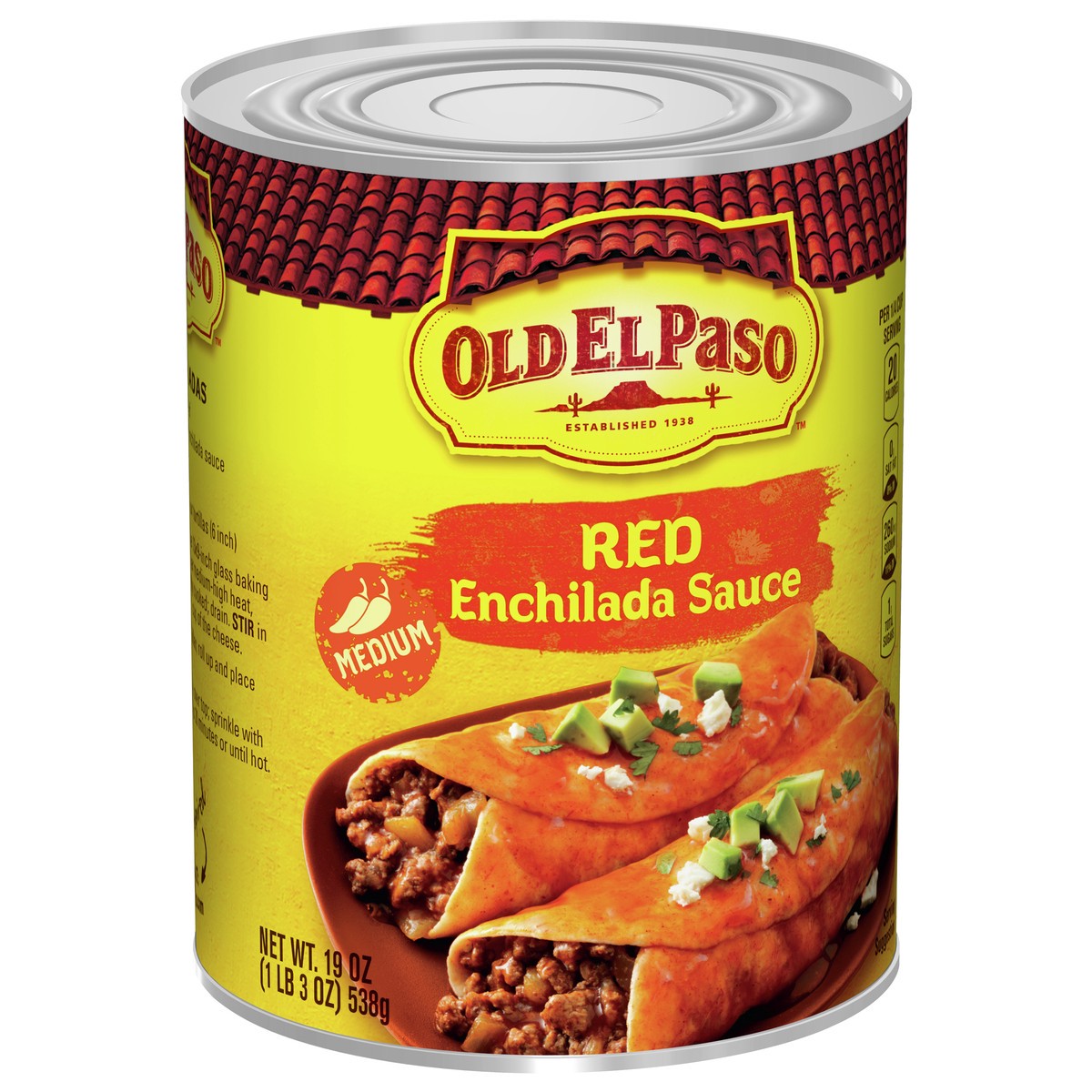 slide 3 of 9, Old El Paso Medium Red Enchilada Sauce- 19 oz, 19 oz