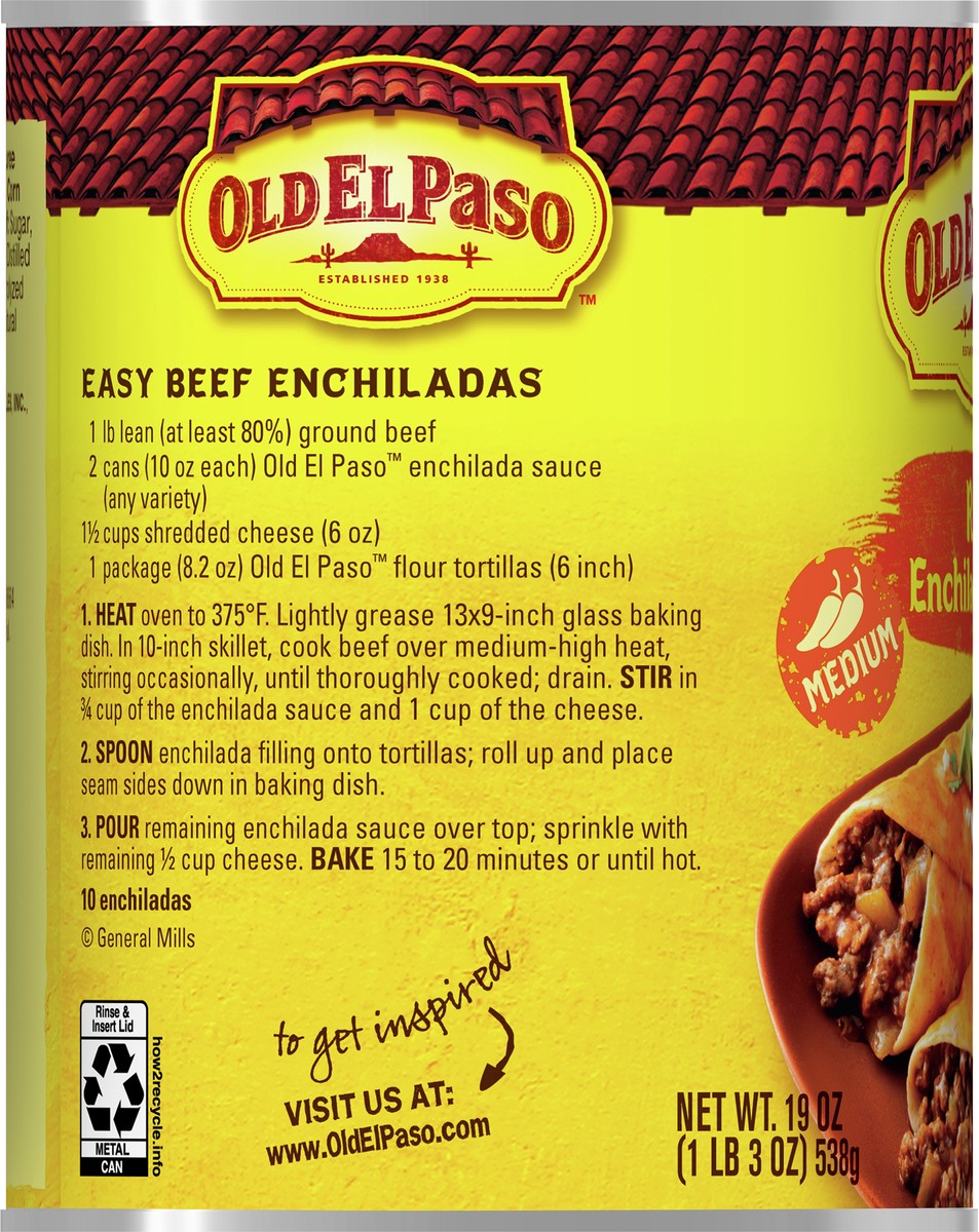 slide 2 of 9, Old El Paso Medium Red Enchilada Sauce- 19 oz, 19 oz