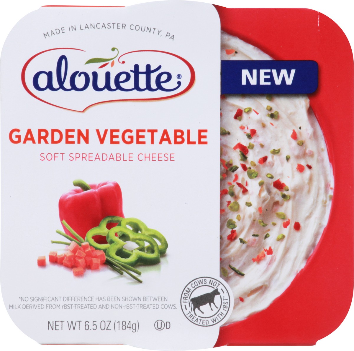 slide 8 of 14, Alouette Soft Garden Vegetable Soft Spreadable Cheese 6.5 oz, 6.5 oz
