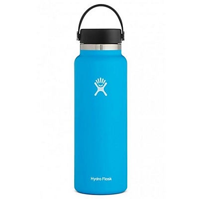 slide 1 of 1, Hydro Flask Wide Mouth Water Bottle With Flex Cap, Pacific V2.0, 40 oz