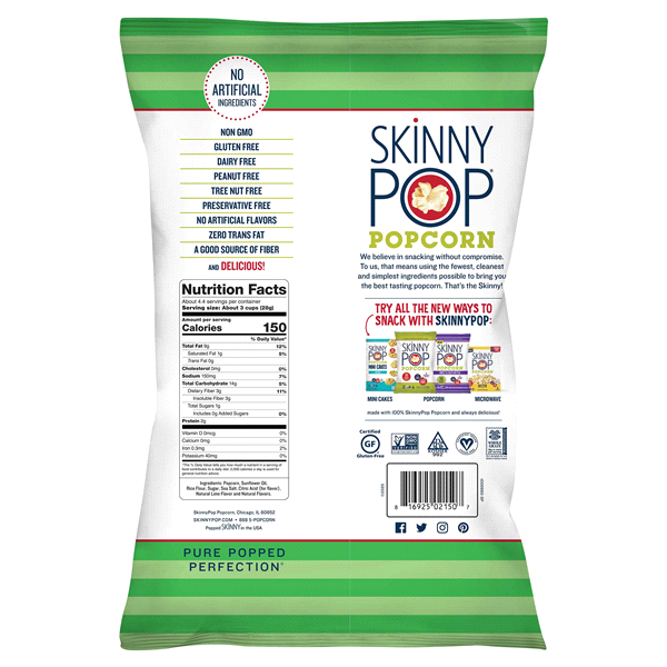 slide 2 of 13, SkinnyPop Twist of Lime, 4.4 oz