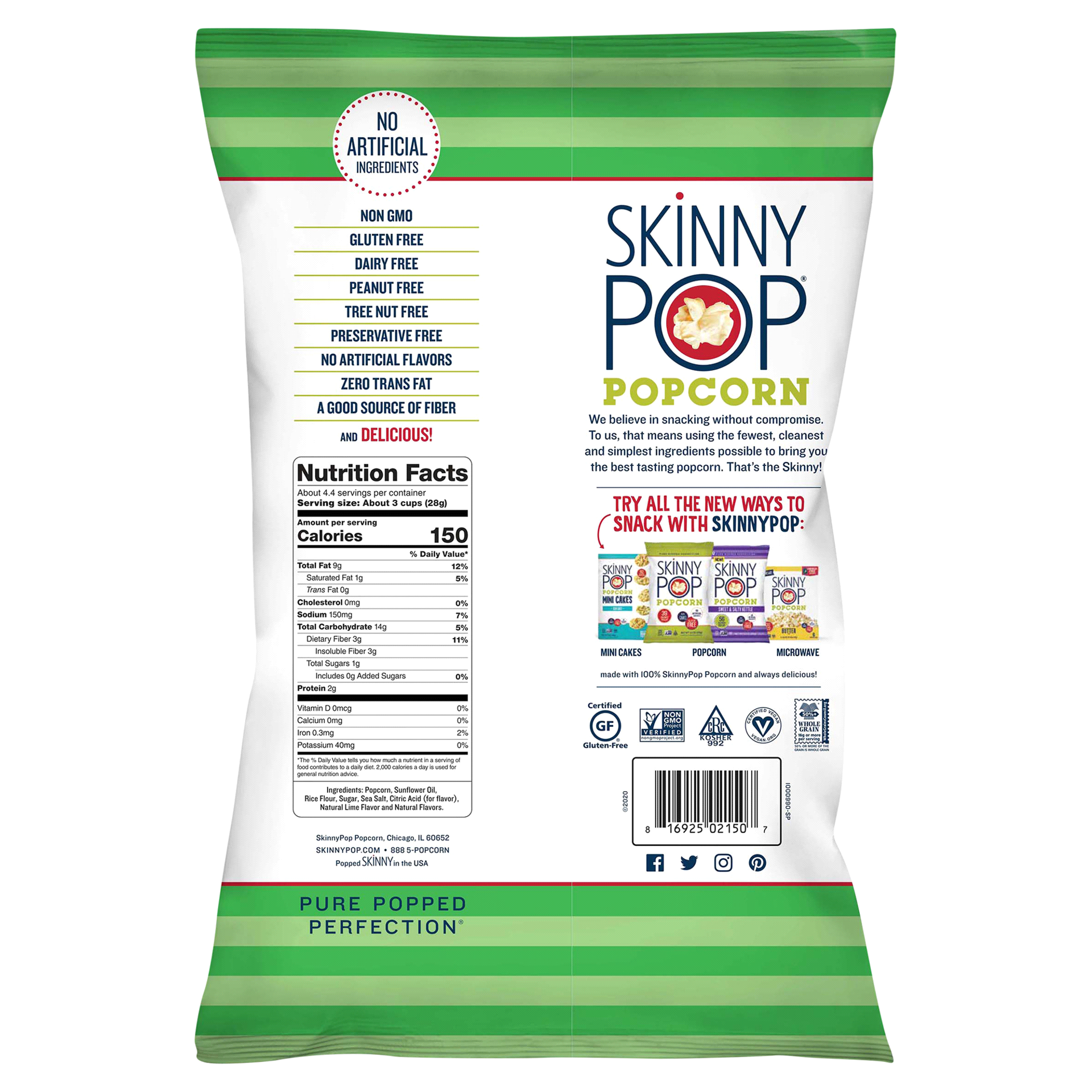 slide 7 of 13, SkinnyPop Twist of Lime, 4.4 oz