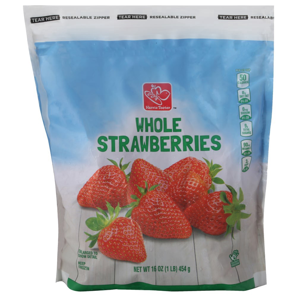 slide 1 of 2, Harris Teeter™ Whole Strawberries, 16 oz