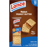 slide 4 of 25, Lance Nekot Peanut Butter Sandwich Cookies, 17.400 oz