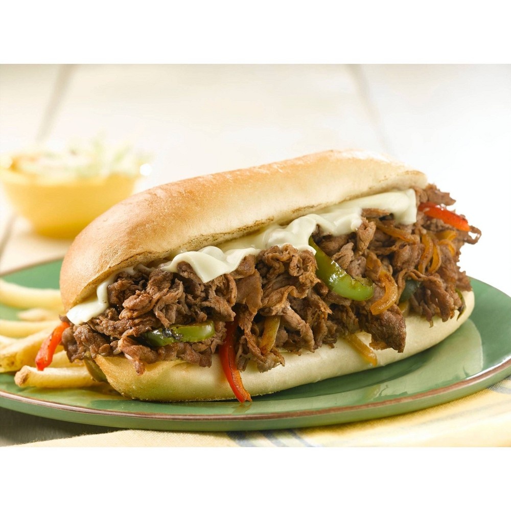 slide 2 of 4, Old Neighborhood Shaved Beef Steak, 14 oz