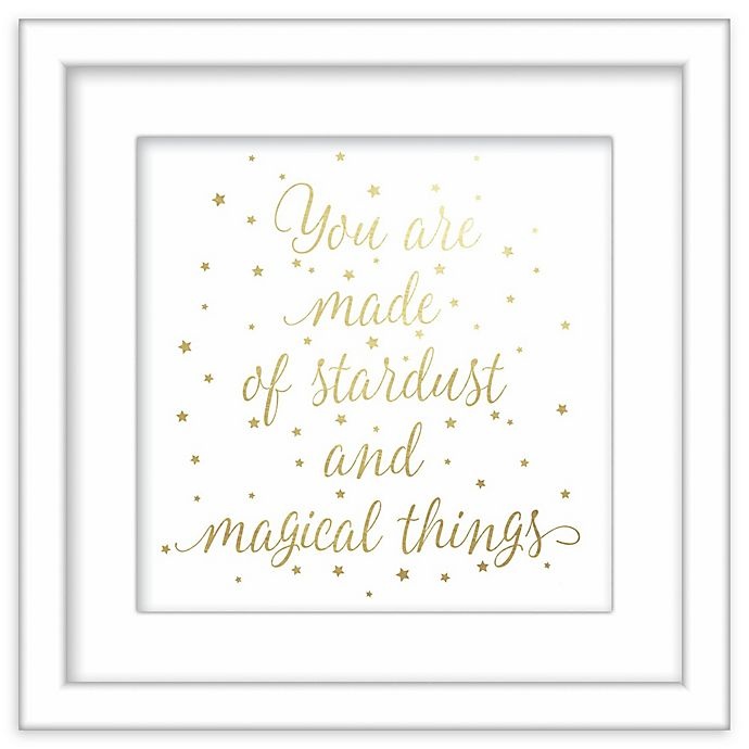 slide 1 of 1, RoomMates Stardust and Magical Things Square Framed Wall Art, 12 in