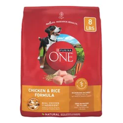 Purina One Smartblend Natural Chicken & Rice Dry Dog Food - 8 Lbs
