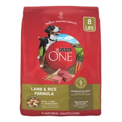 Purina One Smartblend Lamb And Rice Dry Dog Food - 8 Lbs