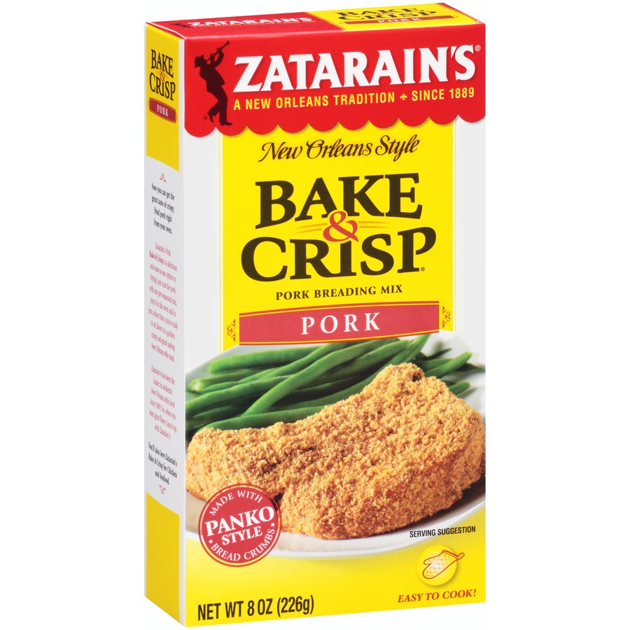 slide 2 of 2, Zatarain's Bake & Crisp Pork Breading Mix, 8 oz