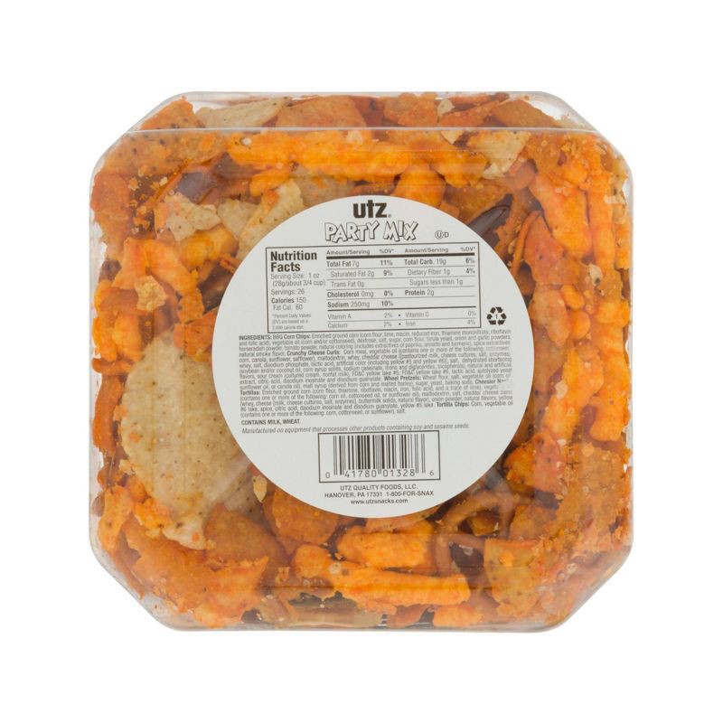 slide 3 of 5, Utz Party Snack Mix Barrel - 26oz, 26 oz