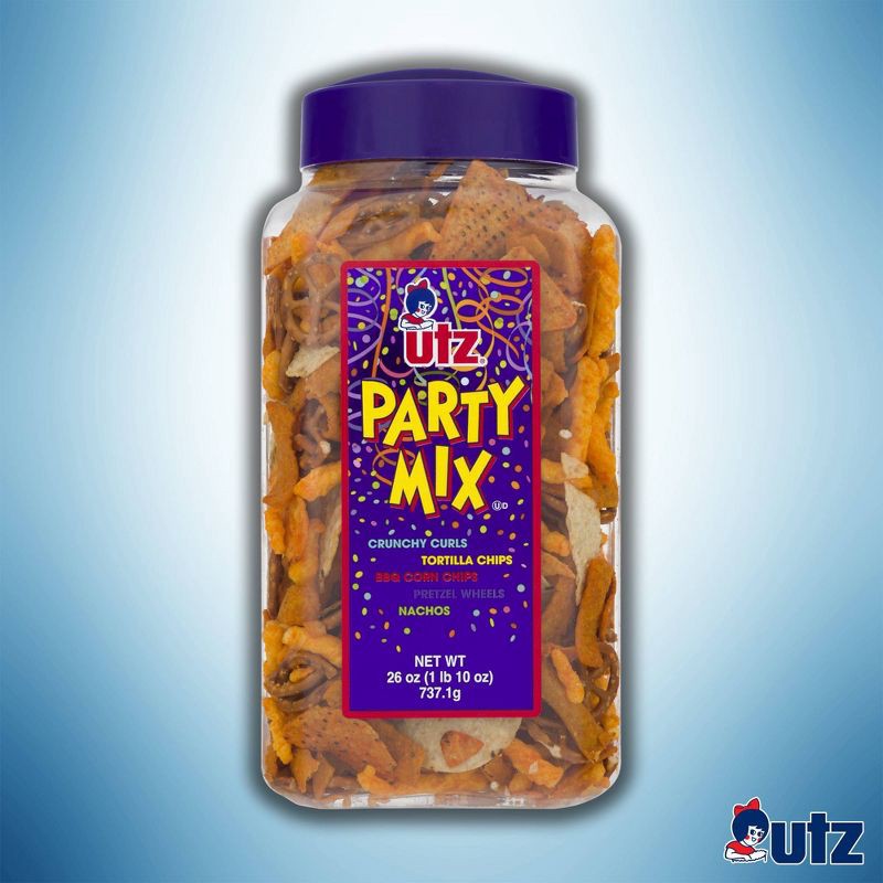 slide 4 of 5, Utz Party Snack Mix Barrel - 26oz, 26 oz