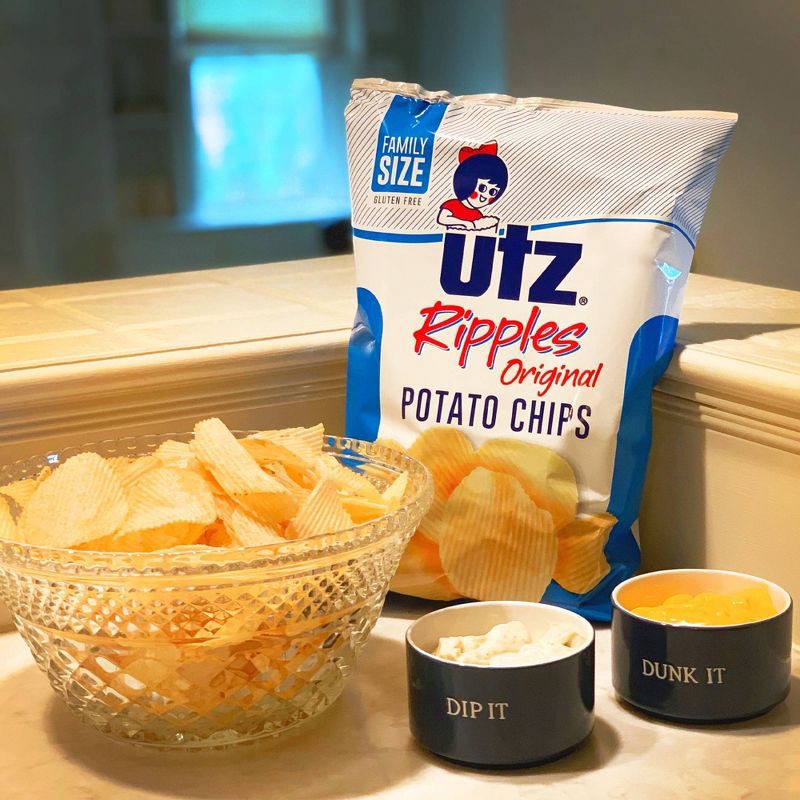 slide 5 of 5, Utz Ripples Original Potato Chips - 7.75oz, 7.75 oz