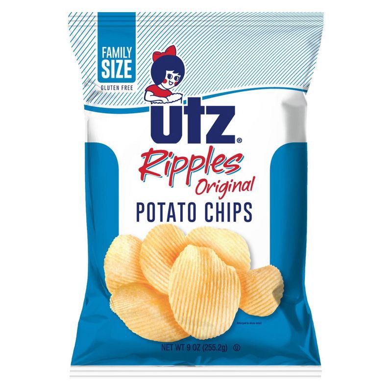 slide 1 of 5, Utz Ripples Original Potato Chips - 7.75oz, 7.75 oz