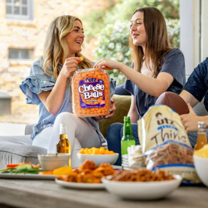 slide 3 of 17, Utz Cheese Balls Barrel - 23oz, 23 oz