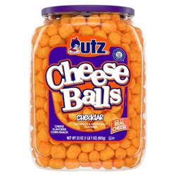 Utz Cheese Balls Barrel - 23oz