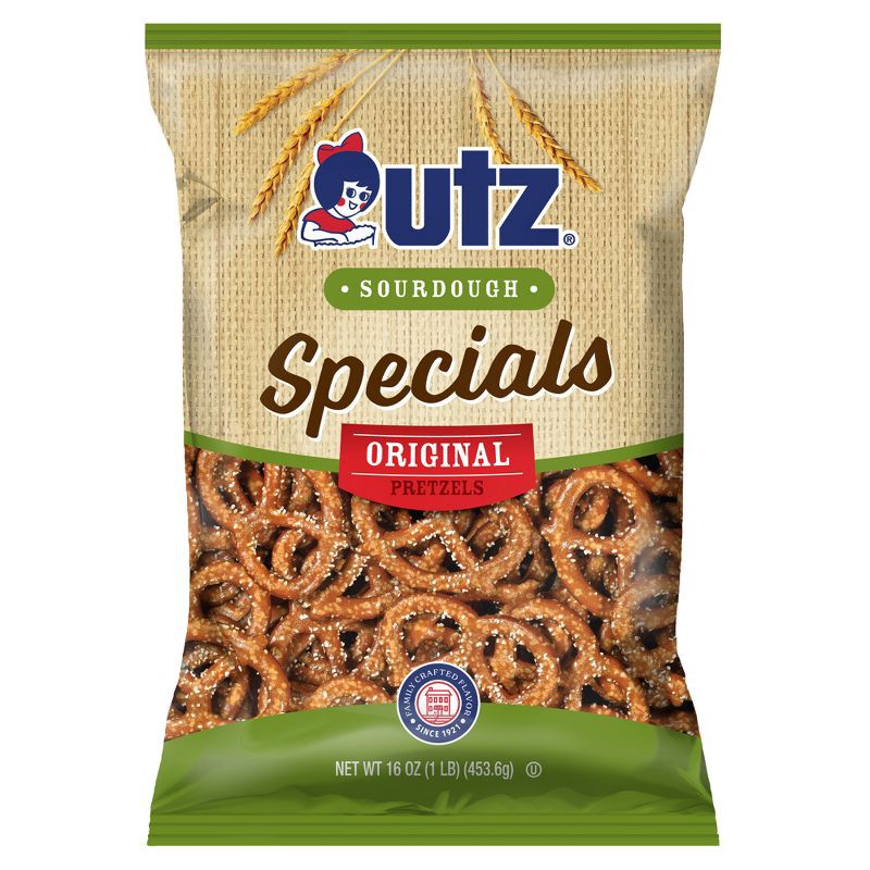 slide 1 of 5, Utz Sourdough Specials Pretzels - 16oz, 16 oz