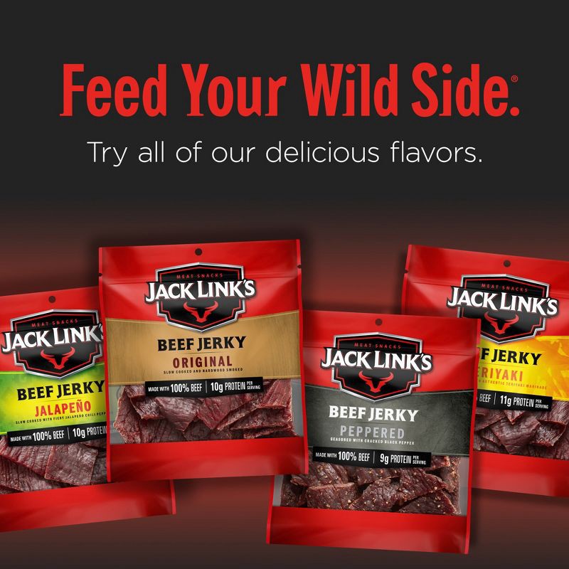 slide 5 of 6, Jack Link's Peppered Beef Jerky - 2.6oz, 2.6 oz