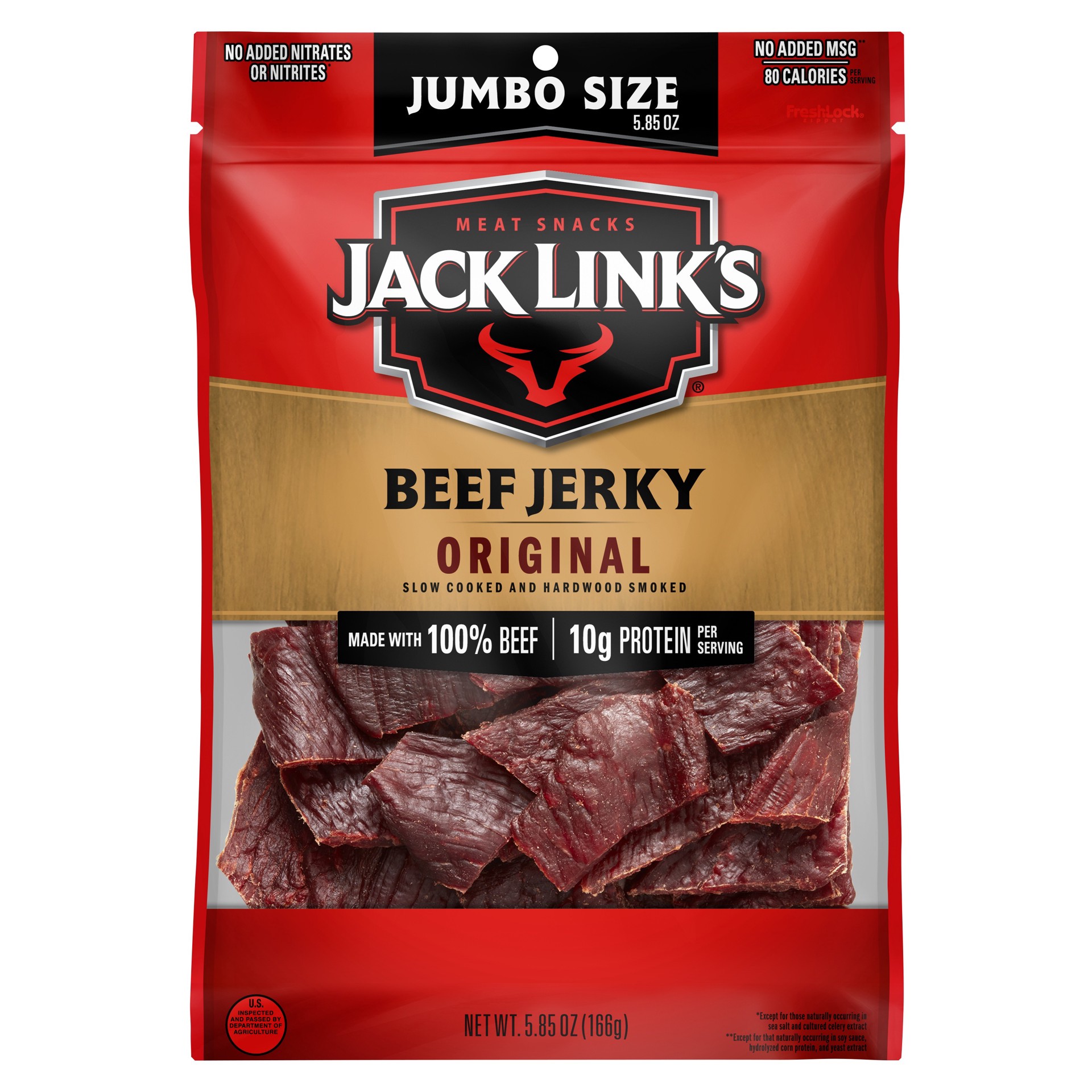 slide 1 of 1, Jack Link's Original Beef Jerky - 5.85oz, 5.85 oz