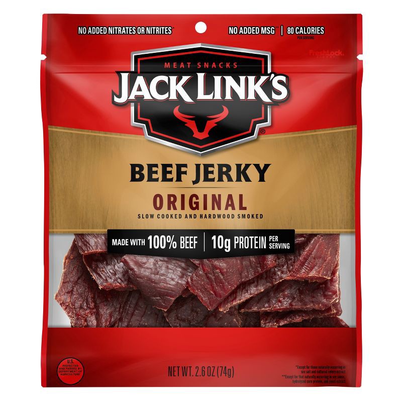 slide 1 of 3, Jack Link's Original Beef Jerky - 2.6oz, 2.6 oz
