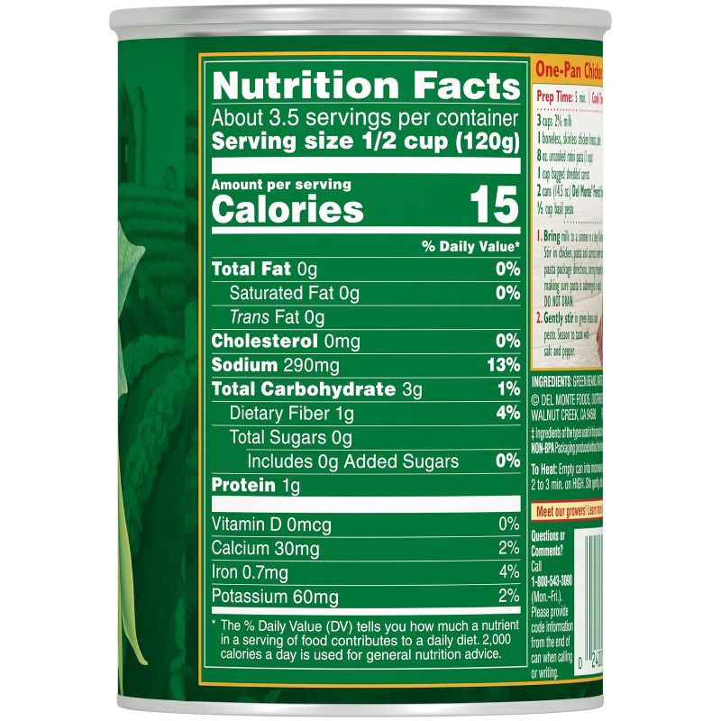 slide 2 of 4, Del Monte French Green Beans - 14.5oz, 14.5 oz