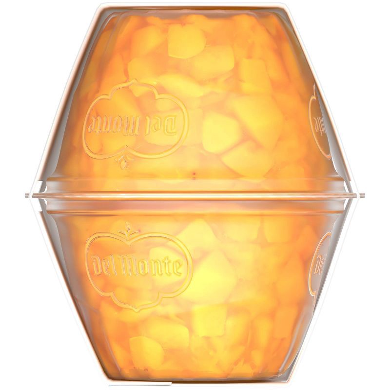 slide 3 of 6, Del Monte Diced Peaches In 100% Juice Fruit Cups - 4ct/16oz, 4 ct; 16 oz