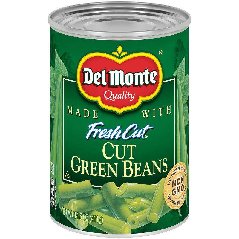 slide 1 of 3, Del Monte Cut Green Beans - 14.5oz, 14.5 oz