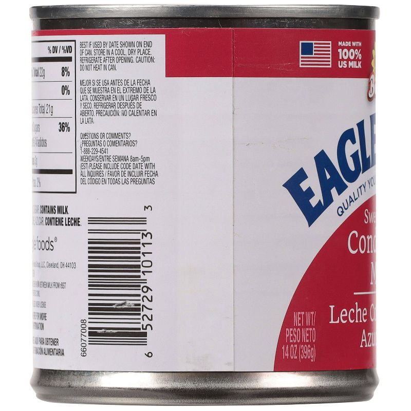 slide 2 of 5, Borden Eagle Brand Sweetened Condensed Milk - 14oz, 14 oz