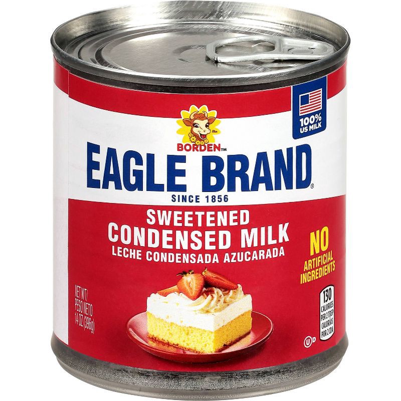 slide 1 of 7, Borden Eagle Brand Sweetened Condensed Milk - 14oz, 14 oz