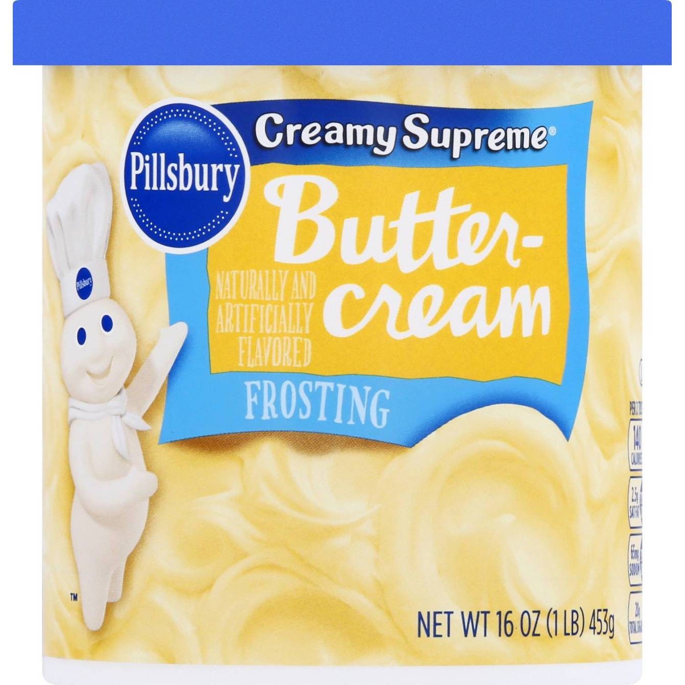 slide 1 of 4, Pillsbury Baking Pillsbury Creamy Supreme Buttercream Frosting, 16 oz