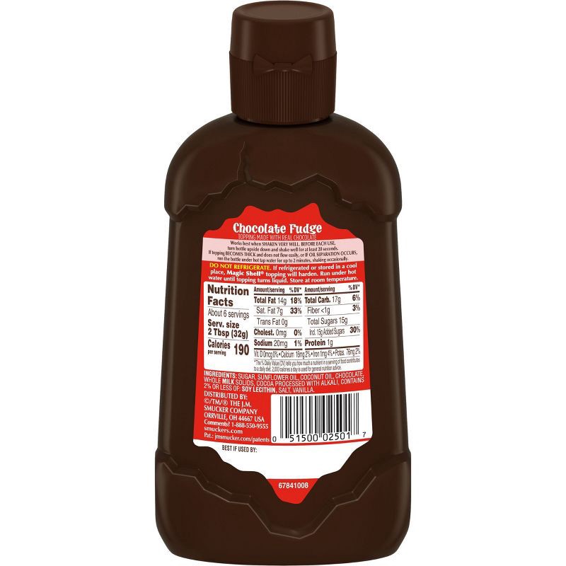 slide 2 of 3, Smucker's Magic Shell Chocolate Fudge Topping - 7.25oz, 7.25 oz